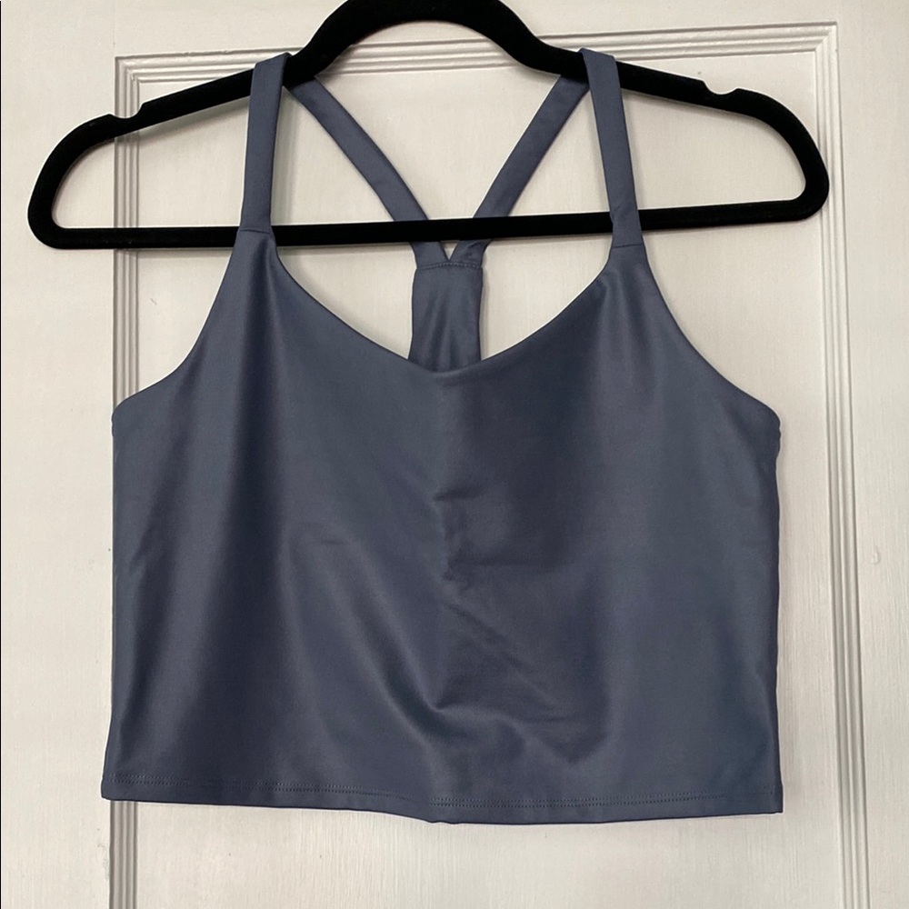 Abercrombie & Fitch Slate Blue Tank Top